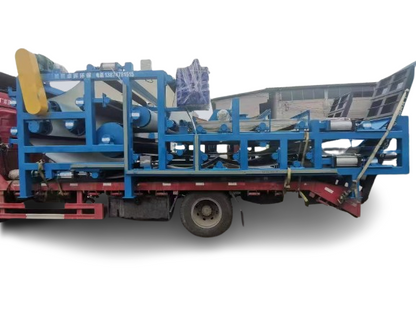 Belt press dewatering machine